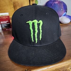 Monster Energy Black and Green Cap